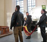 Vilniaus evangelikų liuteronų bažnyčioje palaiminta Lietuvos motociklistų klubo vėliava