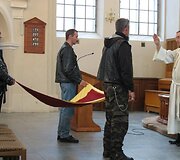 Vilniaus evangelikų liuteronų bažnyčioje palaiminta Lietuvos motociklistų klubo vėliava