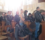 Vilniaus evangelikų liuteronų bažnyčioje palaiminta Lietuvos motociklistų klubo vėliava