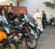 Vilniaus evangelikų liuteronų bažnyčioje palaiminta Lietuvos motociklistų klubo vėliava