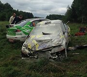 Raulio Jeetso/Andruso Toomo ir Aleksejaus Mersiyanovo/Georgijaus Tro&scaron;kino ekipažų avarija