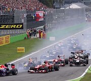 F-1 lenktynės Monzos trasoje Italijoje