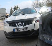 Elektromobilių maratono stotelė Panevėžyje