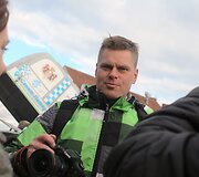Elektromobilių maratono stotelė Panevėžyje