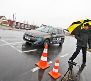 Lietuvos &bdquo;Metų automobilio 2014&ldquo; bandymai Kačerginėje