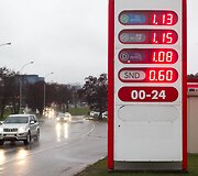Degalų kainos Vilniuje