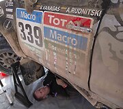 &bdquo;Toyota Hilux&ldquo; po maratono dienų Bolivijoje