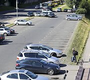 Aik&scaron;telė prie Vilniaus autobusų stoties