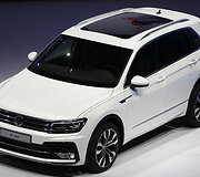 &bdquo;Volkswagen Tiguan&ldquo; pristatymas Frankfurto automobilių parodoje