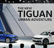 &bdquo;Volkswagen Tiguan&ldquo; pristatymas Frankfurto automobilių parodoje