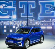 &bdquo;Volkswagen Tiguan&ldquo; pristatymas Frankfurto automobilių parodoje