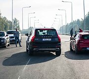 &bdquo;Top Gear&ldquo; apdovanojimų turo akimirka &Scaron;iaulių oro uoste