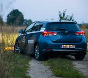 &bdquo;Top Gear&ldquo; apdovanojimų turo akimirka &Scaron;iaulių oro uoste