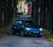 &bdquo;Top Gear&ldquo; apdovanojimų turo akimirka &Scaron;iaulių oro uoste