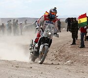 &Scaron;e&scaron;tas Dakaro ralio etapas aplink Ujunio druskos ežerus