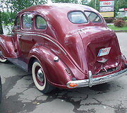 Avarijoje apgadintas 1939 m. &bdquo;Plymouth P8 Deluxe&ldquo;