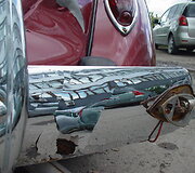 Avarijoje apgadintas 1939 m. &bdquo;Plymouth P8 Deluxe&ldquo;