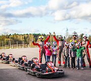 Lietuvos žurnalistų autoklubo varžybos Anyk&scaron;čių kartodrome