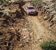 A&scaron;tuntos kartos &bdquo;Toyota Hilux&ldquo; bandymai Namibijoje
