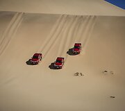 A&scaron;tuntos kartos &bdquo;Toyota Hilux&ldquo; bandymai Namibijoje