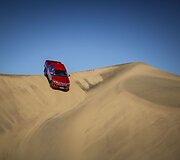 A&scaron;tuntos kartos &bdquo;Toyota Hilux&ldquo; bandymai Namibijoje
