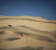 A&scaron;tuntos kartos &bdquo;Toyota Hilux&ldquo; bandymai Namibijoje