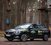 Lietuvos &bdquo;Metų automobilio 2017&ldquo; konkurso stovyklos Druskininkuose akimirka