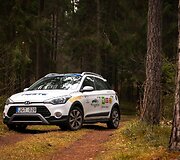 Lietuvos &bdquo;Metų automobilio 2017&ldquo; konkurso stovyklos Druskininkuose akimirka