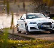 Lietuvos &bdquo;Metų automobilio 2017&ldquo; konkurso stovyklos Druskininkuose akimirka