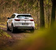 Lietuvos &bdquo;Metų automobilio 2017&ldquo; konkurso stovyklos Druskininkuose akimirka