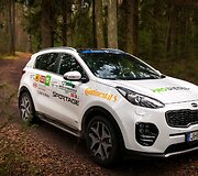Lietuvos &bdquo;Metų automobilio 2017&ldquo; konkurso stovyklos Druskininkuose akimirka