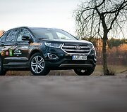 Lietuvos &bdquo;Metų automobilio 2017&ldquo; konkurso stovyklos Druskininkuose akimirka