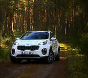 Lietuvos &bdquo;Metų automobilio 2017&ldquo; konkurso stovyklos Druskininkuose akimirka