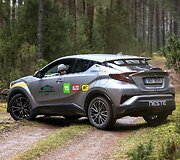 Lietuvos &bdquo;Metų automobilio 2017&ldquo; konkurso stovyklos Druskininkuose akimirka