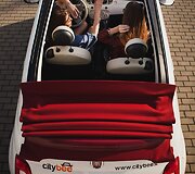 &bdquo;CityBee&ldquo; &bdquo;Fiat 500&ldquo; kabrioletas