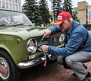 Istorinių automobilių ralis Jonavoje