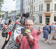 Dviratininkų reidas Kaune &bdquo;Nevažiuok per zebrą&ldquo;
