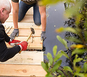 Tilto remontas Meironių kaime