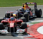 Fernando Alonso ir Sebastianas Vettelis