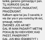 Grigi&scaron;kių &Scaron;viesos gimnazijos direktorės bendravimas su mokytojais