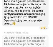 Grigi&scaron;kių &Scaron;viesos gimnazijos direktorės bendravimas su mokytojais