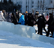 A.Navalno palaikymo akcija Novosibirske 
