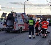 &Scaron;iauliuose sužalotas motociklininkas