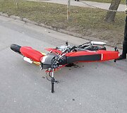 &Scaron;iauliuose sužalotas motociklininkas