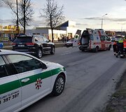 &Scaron;iauliuose sužalotas motociklininkas