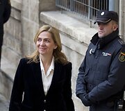 Princesė Cristina atvyko į teismą