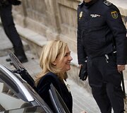Princesė Cristina atvyko į teismą