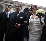Andrea Bocelli slapčia vedė ilgametę mylimąją Veronica Berti