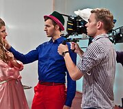 Klipo filmavimo akimirka
