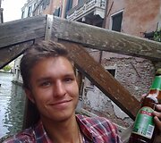 Martyno Kavaliausko kelionės po Europą akimirka